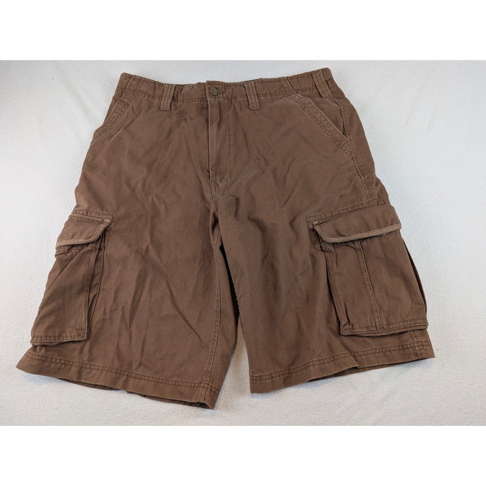 Urban‎ Pipeline Mens Brown Cotton Cargo Shorts Size 38 Rugged Utility RN73277 - Picture 3 of 12